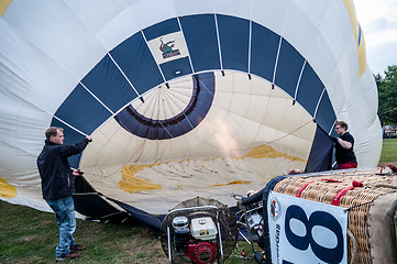 Image showing Hot air balloon festival in Muenster, Germany