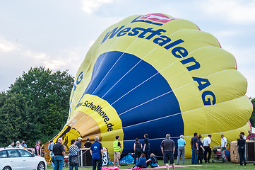 Image showing Hot air balloon festival in Muenster, Germany