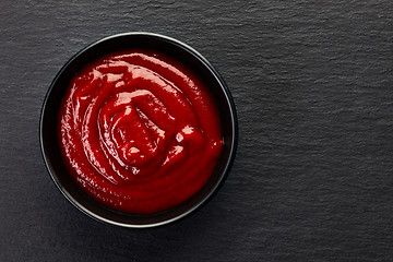 Image showing bowl of tomato sauce