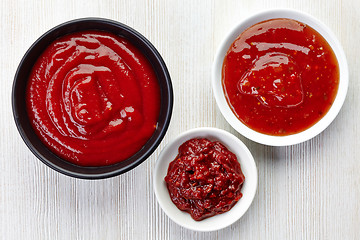 Image showing various sauces