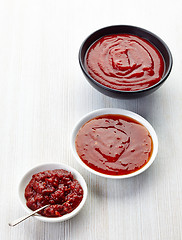 Image showing various sauces