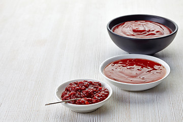 Image showing various sauces