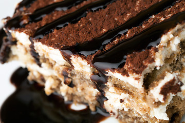 Image showing Tiramisu Closeup