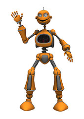 Image showing Waving Robot