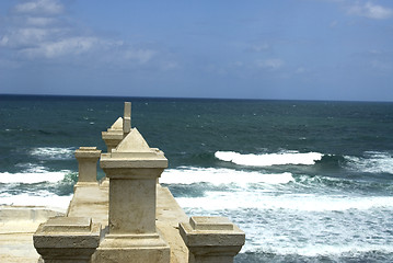 Image showing chapel roof at cementario de san juan