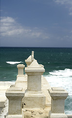 Image showing chapel roof at cementario de san juan