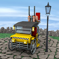 Image showing Steam Cab-Taxi