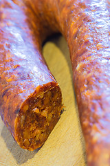Image showing Chorizo, sausage of Spain