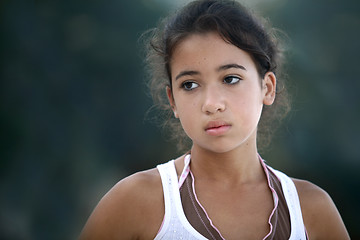 Image showing Beautiful teenage girl