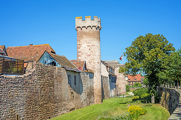 Image showing Castle in Obernai, Alsace, France