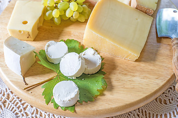 Image showing cheese plate