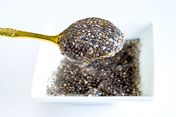 Image showing Chia seed gelatin for diet