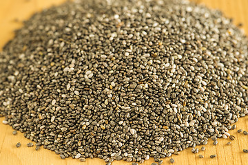 Image showing Chia seeds, Salvia hispanica