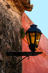 Image showing Lamp on the wall