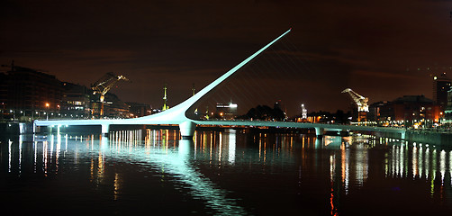 Image showing Buenos Aires at night