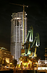 Image showing Night construction