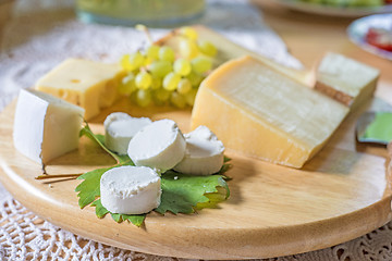 Image showing cheese plate