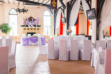 Image showing Interior of the restaurant