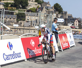 Image showing The Cyclist Jurgen Roelandts