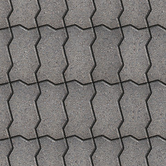 Image showing Paving Slabs. Seamless Tileable Texture.