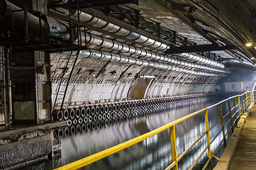 Image showing Underground Tunnel with Water.