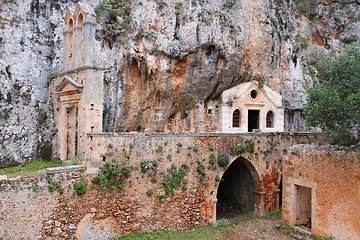 Image showing Abandoned monastery