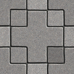 Image showing Paving Slabs. Seamless Tileable Texture.