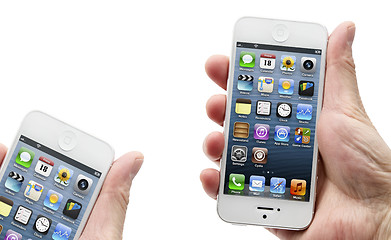 Image showing iPhone in hands