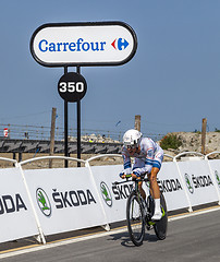 Image showing The Cyclist Tom Veelers