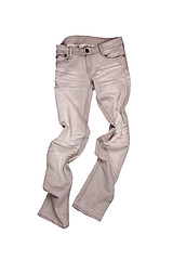 Image showing grey jeans