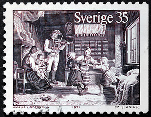 Image showing Country Dance Stamp