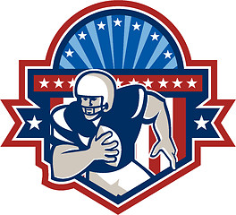 Image showing American Football QB Quarterback Crest