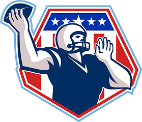 Image showing American Football Quarterback Shield