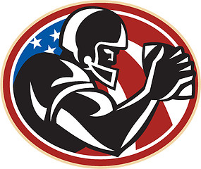 Image showing American Football Wide Receiver Ball