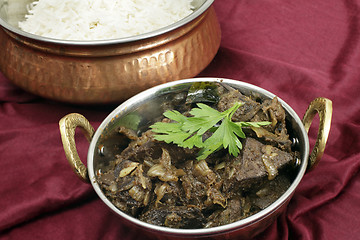 Image showing kerala mutton liver fry horizontal