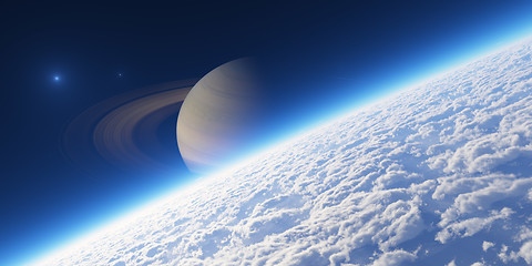 Image showing Atmosphere. Elements of this image furnished by NASA.