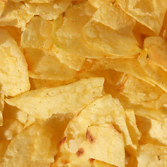 Image showing Potato chips crisps