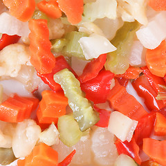 Image showing Mixed vegetables