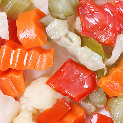 Image showing Mixed vegetables