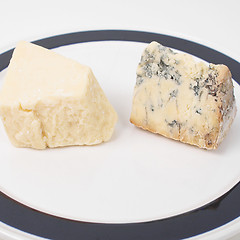 Image showing British cheeses