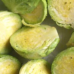 Image showing Brussel sprouts