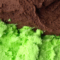 Image showing Mint chocolate ice cream