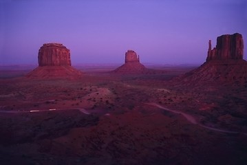 Image showing Mittens in Monument Valley