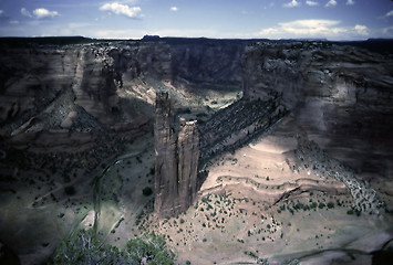 Image showing Spider Rock in Canyon de Chelly, Arizona