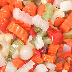 Image showing Mixed vegetables