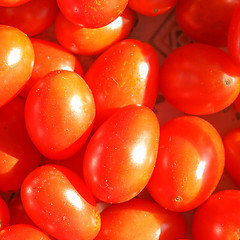 Image showing Cherry tomato background