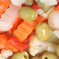 Image showing Mixed vegetables