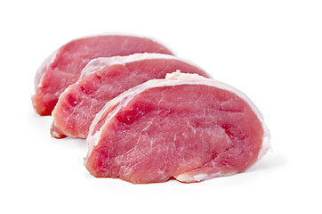 Image showing Meat pork slices