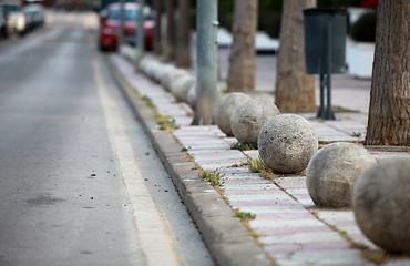 Image showing granite balls