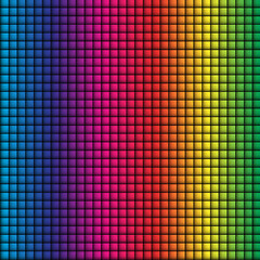 Image showing Vector - Rainbow Background Seamless Colorful Squares